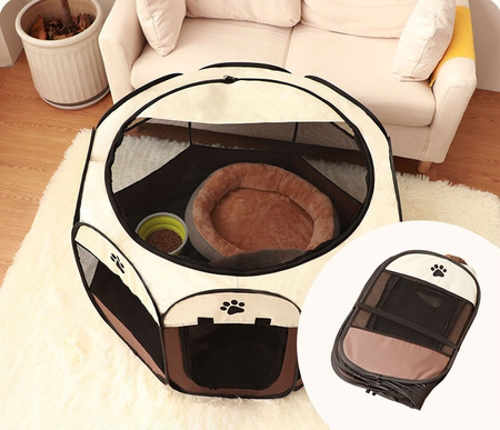 KOJEC XXXL DLA ZWIERZĄT PSA KOTA ZAGRODA SKŁADANY LEGOWISKO PRZENOŚNY 114cm