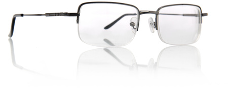 OKULARY KOREKCYJNE METALOWE -3,00 minus trzy krótkowzroczność solidne