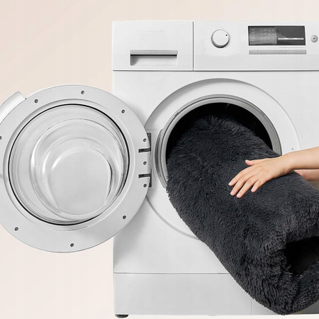 LEGOWISKO KOJEC DLA PSA MIĘKKIE WŁOCHATE WŁOS SHAGGY PODUSZKA 120x80 cm XXL