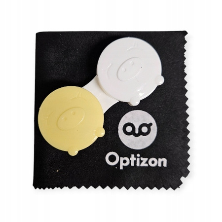 Pojemnik ŚWINKI na SOCZEWKI szkła KONTAKTOWE z oznaczeniem strony PIGS