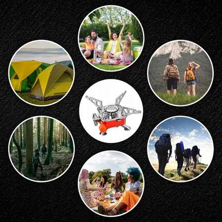 TURYSTYCZNA KUCHENKA GAZOWA składana polowa palnik przenośna kemping