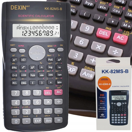 NAUKOWY KALUKULATOR biurowy do szkoły inżynierski dwuliniowy profesjonalny
