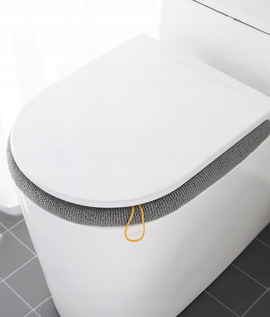 Pokrowiec na deskę sedesową miękka nakładka na sedes WC plusz delikatny