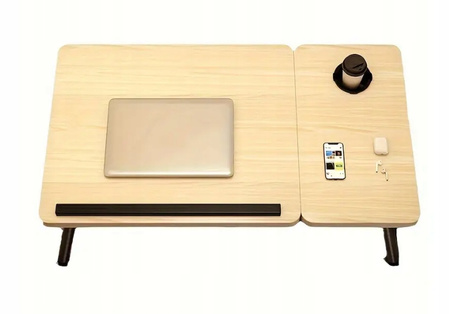 STOLIK POD LAPTOPA KOMPUTER DO ŁÓŻKA PODSTAWKA SKŁADANY MOBILNY REGULOWANY