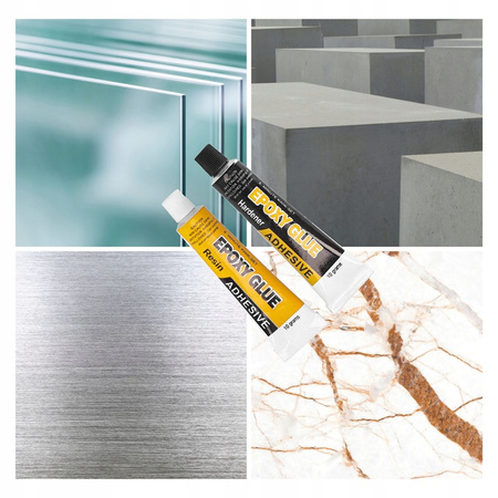 UNIWERSALNY UTWARDZACZ klej dwuskładnikowy do plastiku szkła metalu drewna