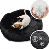 Pluszowe miękkie legowisko dla psa kota ciepła poduszka kojec czarne