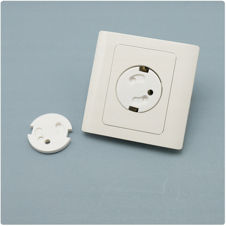 ZABEZPIECZENIE KONTAKTÓW GNIAZEK przed dziećmi zaślepki 10 sztuk blokada