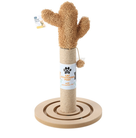 DRAPAK DLA KOTA kaktus zabawka dla kotów stylowy słupek + zabawki