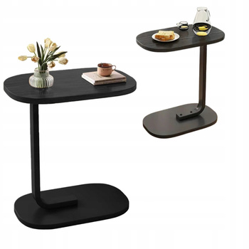 STOLIK KAWOWY POMOCNICZNY BOCZNY NOCNY KSZTAŁT LITERY C DO SALONU