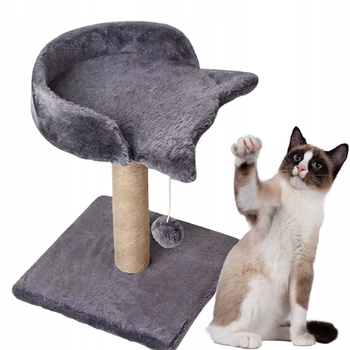 DRAPAK SŁUPER DLA KOTA legowisko do drapania dla kotów kociąt z piłeczką