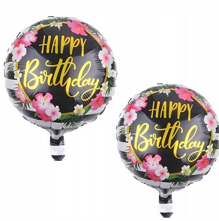 ZESTAW BALONÓW NA IMPREZĘ ALOHA hawajskie urodzinowe przyjęcia 5ele