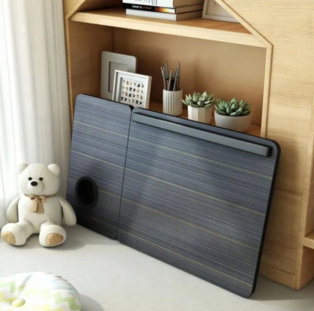 STOLIK POD LAPTOPA KOMPUTER DO ŁÓŻKA PODSTAWKA SKŁADANY MOBILNY REGULOWANY