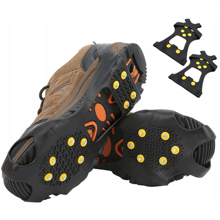 RACZKI ANTYPOŚLIZGOWE NA BUTY gumowe raczki nakładki kolce zimowe r 39-44