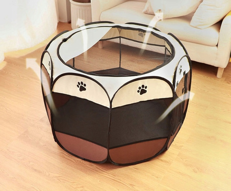 KOJEC DLA ZWIERZĄT DLA PSA KOTA ZAGRODA SKŁADANY LEGOWISKO PRZENOŚNY