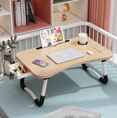 STOLIK POD LAPTOPA komputer do łózka składana podstawka regulowany