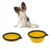SKŁADANA SILIKONOWA MISKA DLA PSA KOTA turystyczna na wodę karmę wygodna