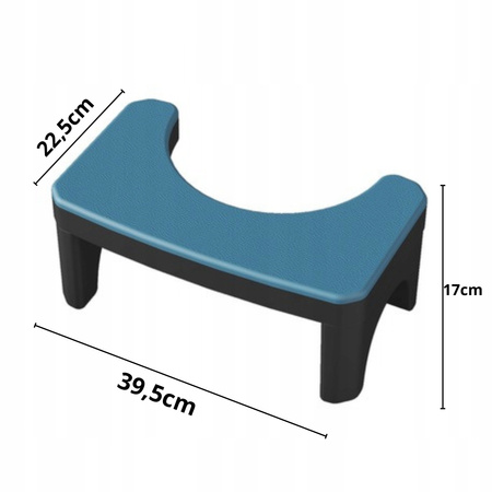 Podnóżek toaletowy stołek podest łazienkowy do toalety zdrowe wypróżnianie