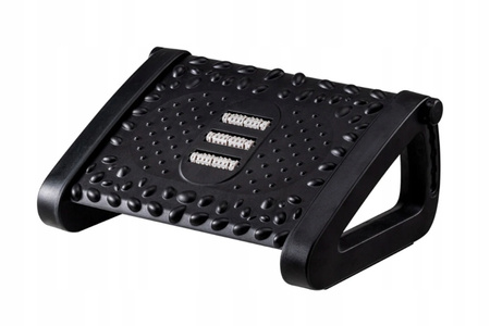 PODNÓŻEK BIUROWY Regulowany ERGONOMICZNY do stóp biurko z rolkami do masażu