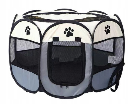 KOJEC DLA ZWIERZĄT DLA PSA KOTA ZAGRODA SKŁADANY LEGOWISKO PRZENOŚNY 114x58