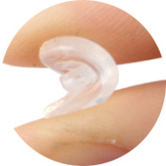 NOSKI DO OKULARÓW 4szt 15x7,5mm antypoślizgowe transparentne przykręcane