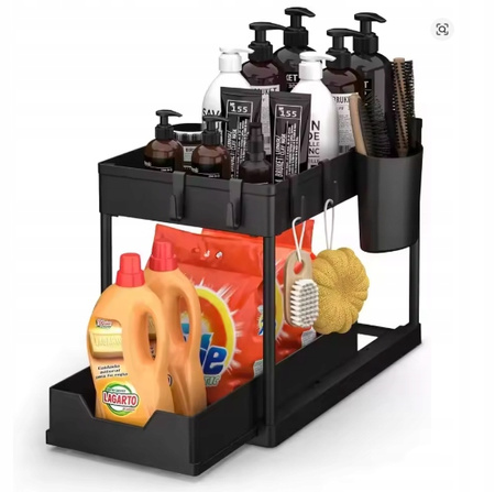 UNIWERSALNY REGAŁ ORGANIZER do kuchni łazienki na biurko z wysuwaną półką