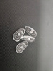 NOSKI DO OKULARÓW 4szt 14,6x8,2mm antypoślizgowe transparentne przykręcane