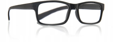 OKULARY KOREKCYJNE OPTIZON +3,00 plus trzy czarne DO CZYTANIA