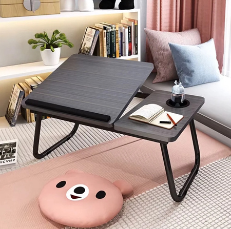 STOLIK POD LAPTOPA KOMPUTER DO ŁÓŻKA PODSTAWKA SKŁADANY MOBILNY REGULOWANY