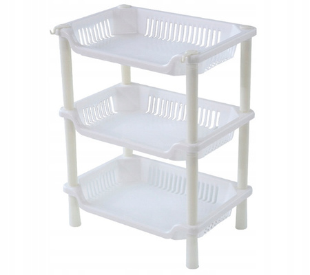 UNIWERSALNY ORGANIZER na biurko do łazienki biały praktyczny na kosmetyki