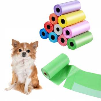 WORECZKI NA PSIE ODCHODY KUPY FOLIOWE KUPKOWORKI 120 SZTUK 10 ROLEK ZESTAW