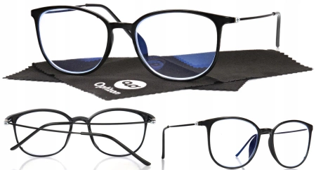 OKULARY KOREKCYJNE KOBIECE minus cztery -4,00 krótkowzroczność UV400