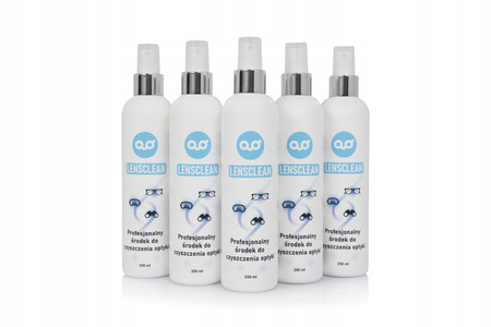 LensClean Profesjonalny środek do czyszczenia okularów monitorów 250ml