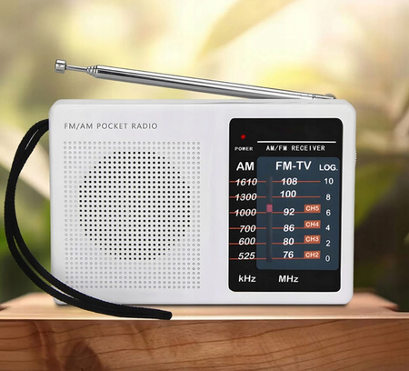 PRZENOŚNE RADIO KIESZONKOWE kuchenne małe na baterie turystyczne