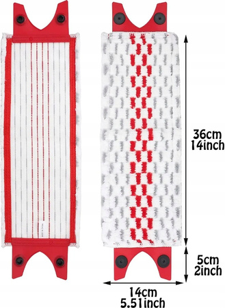 WKŁADY DO MOPA PŁASKIEGO VILEDA ULTRAMAX KOŃCÓWKI NAKŁADKI CHŁONNE 1 szt
