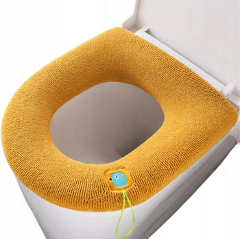 Pokrowiec na deskę sedesową miękka nakładka na sedes WC plusz delikatny