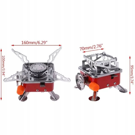 TURYSTYCZNA KUCHENKA GAZOWA składana polowa palnik przenośna kemping