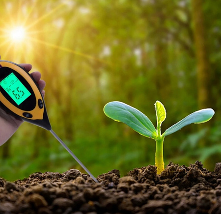 TESTER OGRODNICZY KWASOMIERZ miernik PH gleby temperatury wilgotności