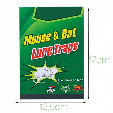 MYSZOŁAPKA LEP NA MYSZY SZCZURY PUŁAPKA SILNY KLEJ ZAPACHOWE 1 sztuka