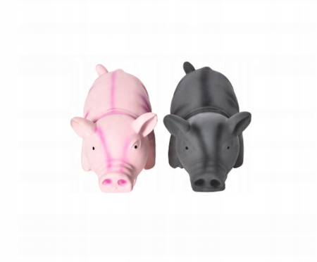 ZABAWKA DLA PSA chrumkająca świnka guma zabawka 1 szt. gryzak MIX