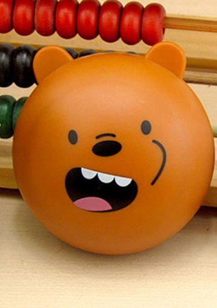 TURYSTYCZNY ZESTAW DO SOCZEWEK KONTAKTOWYCH etui miś pojemnik