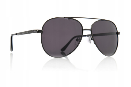 Okulary PRZECIWSŁONECZNE czarne soczewki Z POLARYZACJĄ unisex UV400