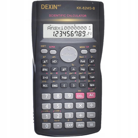 NAUKOWY KALUKULATOR biurowy do szkoły inżynierski dwuliniowy profesjonalny