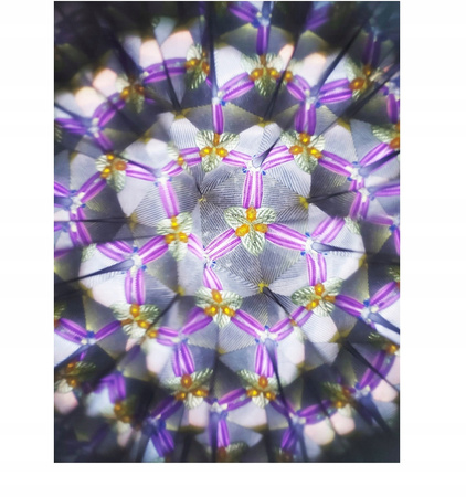 KALEJDOSKOP DLA DZIECI obracana zabawka luneta z kolorowymi szkiełkami