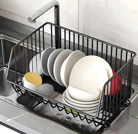 KUCHENNY ŁAZIENKOWY REGAŁ NA KÓŁKACH 5 poziomów składany szafka stolik