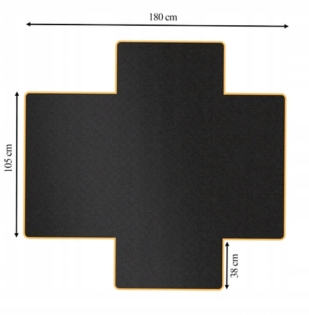WODOODPORNA MATA DLA ZWIERZĄT DO SAMOCHODU dla psa kota ochronna 180x105