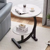 STOLIK KAWOWY PODWÓJNY okrągły boczny pomocniczy do salonu narożny