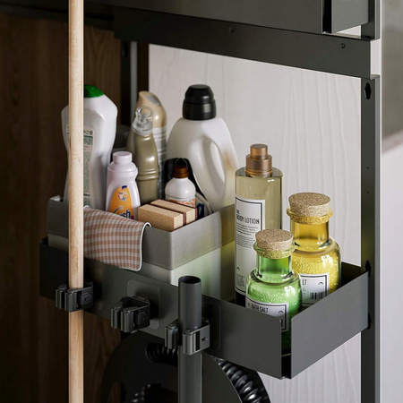 ŚCIENNY UCHWYT WIESZAK SAMOPRZYLEPNY NA MOPY MIOTŁY SZCZOTKI NARZĘDZIA