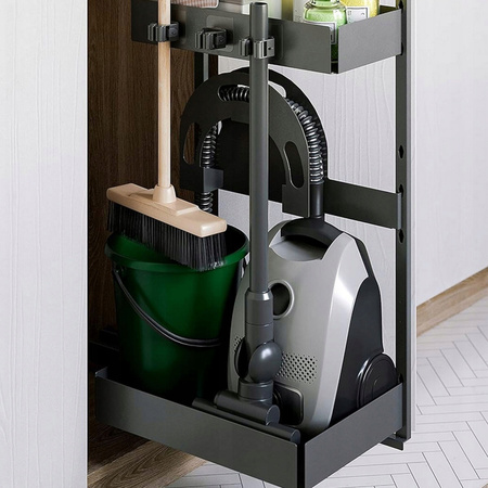 ŚCIENNY UCHWYT WIESZAK SAMOPRZYLEPNY NA MOPY MIOTŁY SZCZOTKI NARZĘDZIA