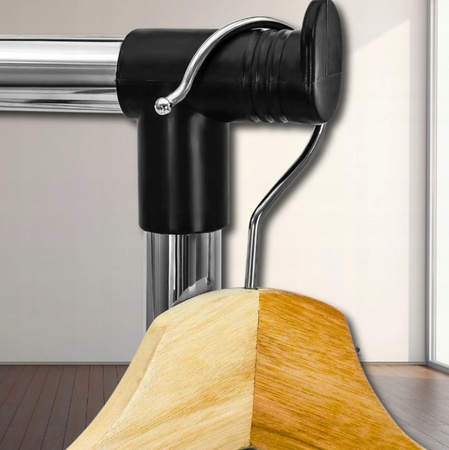 DUŻY WIESZAK na ubrania stojak do garderoby 175cm składany regulowany