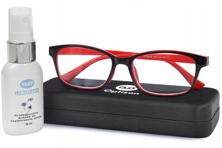 OKULARY KOREKCYJNE OPTIZON +2,00 plus dwa DO CZYTANIA solidne UV400